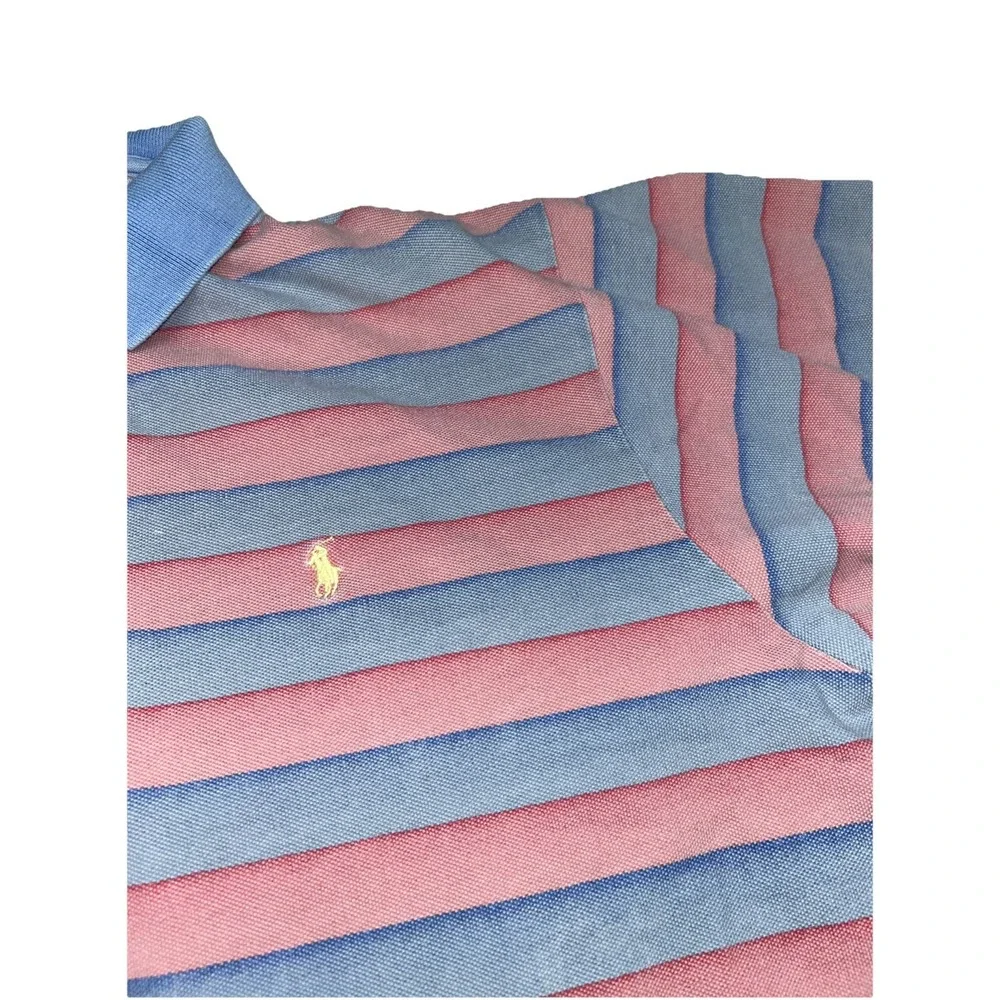 Polo Ralph‎ Lauren Men's XL, Pinkish/Blue Stripes, Gender Reveal